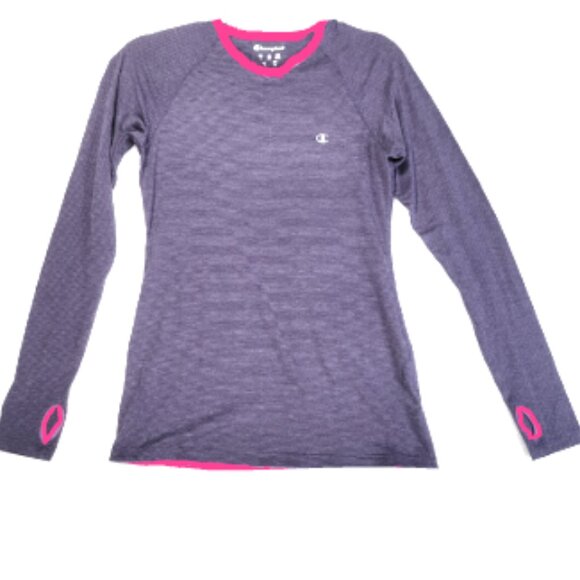 Women's Champion Striped Long-Sleeve T-Shirt - Picture 1 of 1